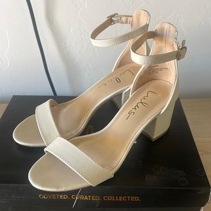 LULUS HARPER ANKLE STRAP HEEL